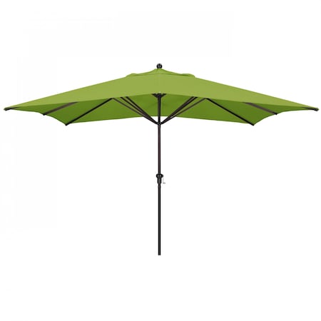 California Umbrella 11' Bronze Aluminum Market Patio Umbrella, Sunbrella Macaw 194061338001